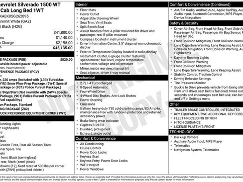 New 2025 Chevrolet Silverado 1500 W/T w/ WT Value Package image 6