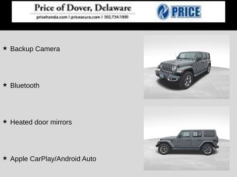 Used 2019 Jeep Wrangler Unlimited Sahara w/ Cold Weather Group AWD/4WD image 2