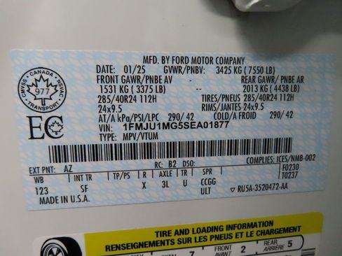 Used 2025 Ford Expedition Platinum w/ Platinum Ultimate Package image 80