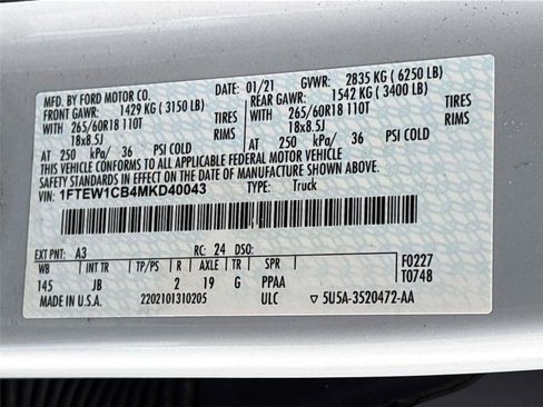 Used 2021 Ford F150 XL w/ STX Appearance Package RWD image 30