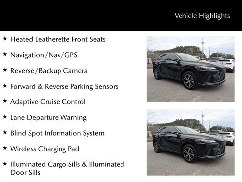 Used 2024 Lexus RX 350 FWD w/ Accessory Package (K3) image 28