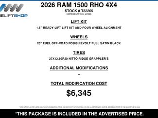 Used 2026 RAM 1500 RHO w/ RHO Level 1 Equipment Group video 2