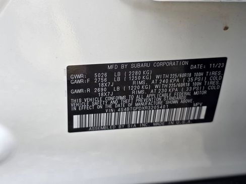 Used 2024 Subaru Outback Touring XT w/ Popular Package #2 AWD/4WD image 27