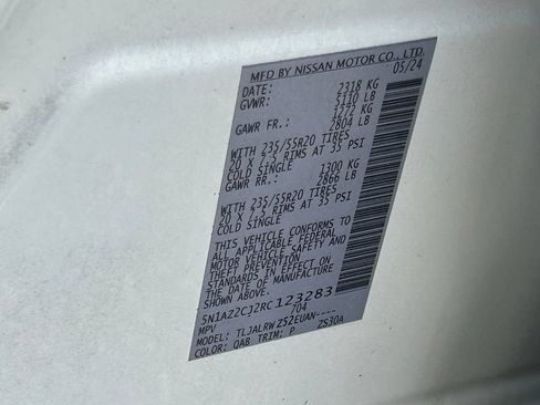 Certified 2024 Nissan Murano SL FWD image 69