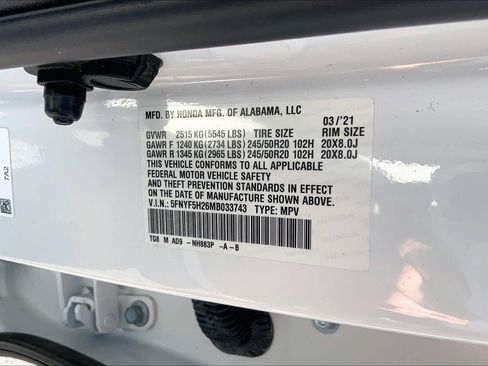 Used 2021 Honda Pilot Special Edition image 33