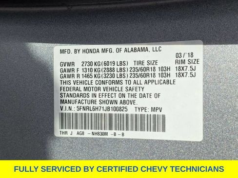 Used 2018 Honda Odyssey EX-L image 26