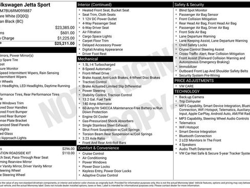 Certified 2024 Volkswagen Jetta Sport FWD image 31
