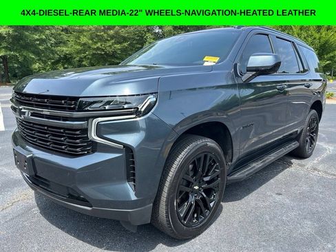 Used 2021 Chevrolet Tahoe RST w/ Rear Media and Nav Package AWD/4WD image 1