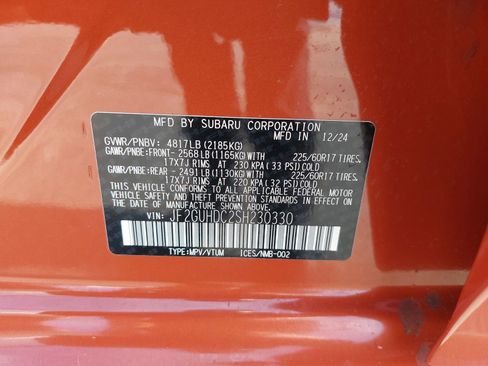 Used 2025 Subaru Crosstrek 2.0i Premium w/ Crosstrek Mirror Package image 37