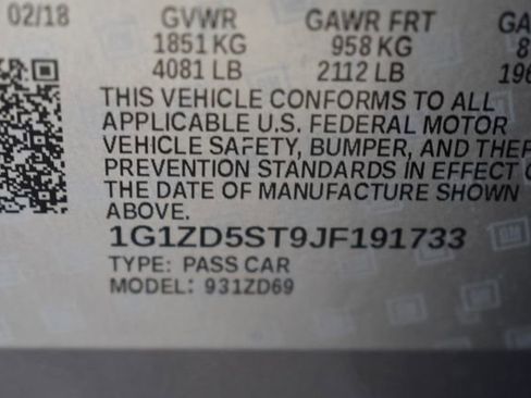 Certified 2018 Chevrolet Malibu LT image 16