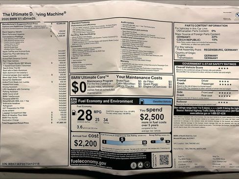 New 2026 BMW X1 xDrive28i w/ Convenience Package image 12