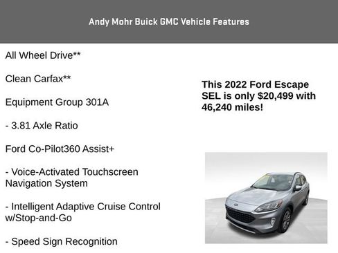 Used 2022 Ford Escape SEL image 4