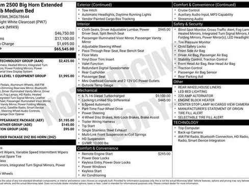 Used 2019 RAM 2500 Big Horn w/ Towing Technology Group image 3