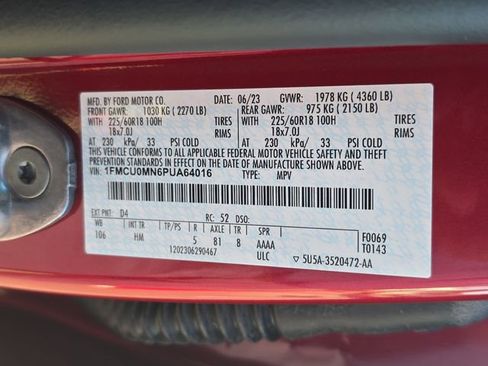 Used 2023 Ford Escape ST-Line w/ Tech Pack #1 image 36