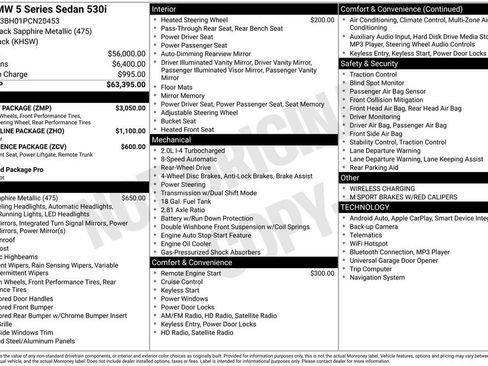Used 2023 BMW 530i w/ M Sport Package image 41