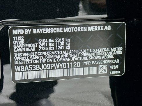 Certified 2023 BMW 540i w/ M Sport Package image 33