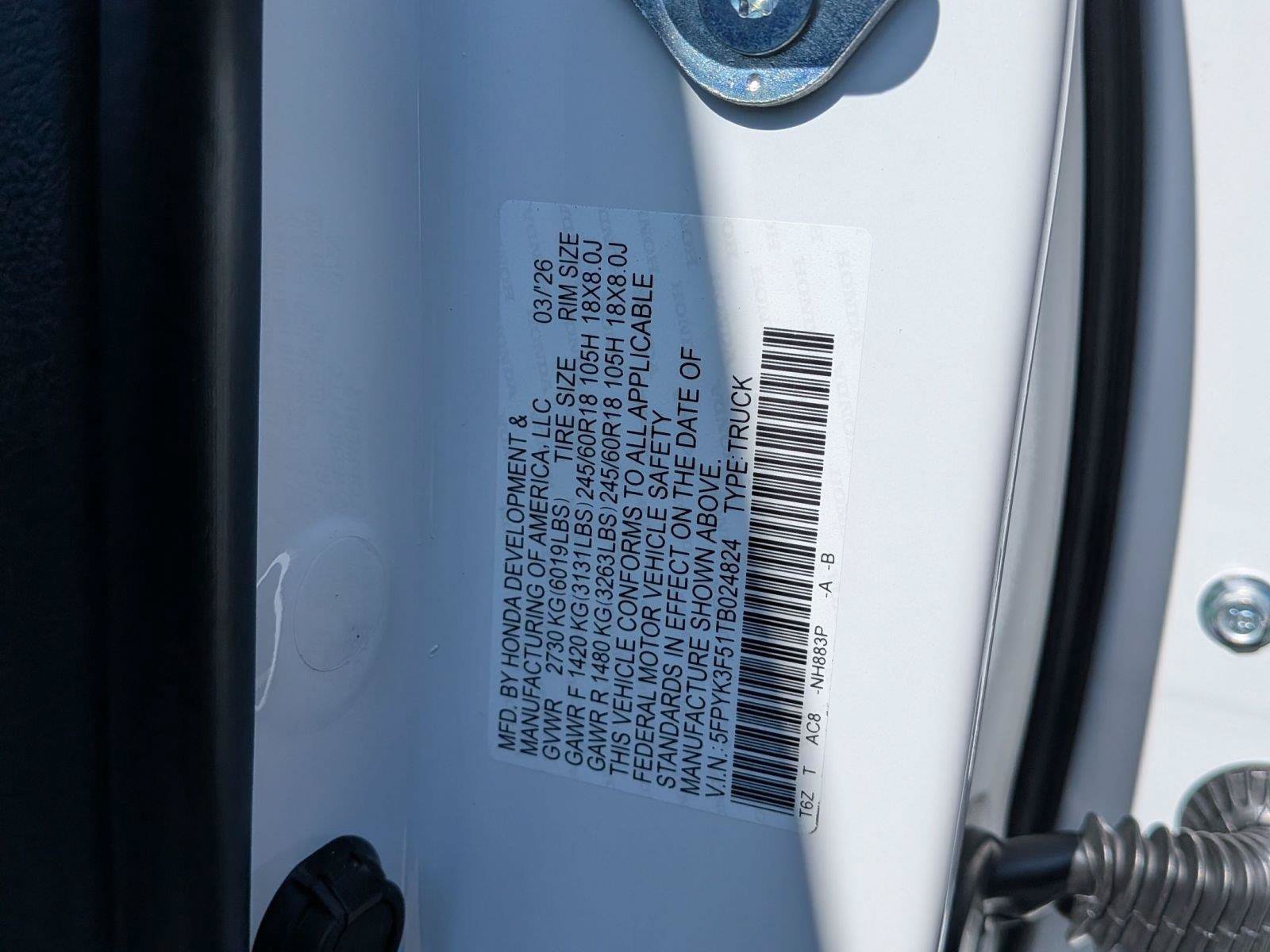 New 2026 Honda Ridgeline RTL image 10