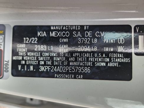 Certified 2023 Kia Forte LX FWD image 30