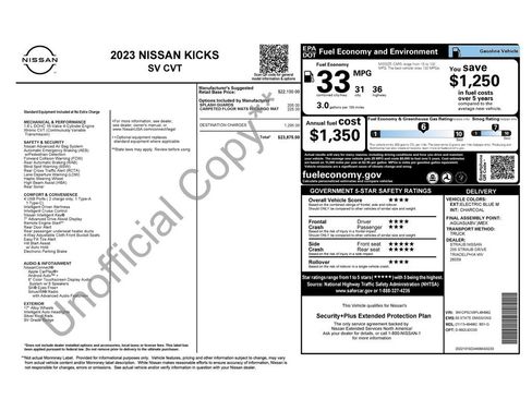 Certified 2023 Nissan Kicks SV image 38
