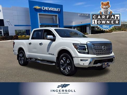 Used 2023 Nissan Titan Platinum Reserve w/ Moonroof Package AWD/4WD image 1