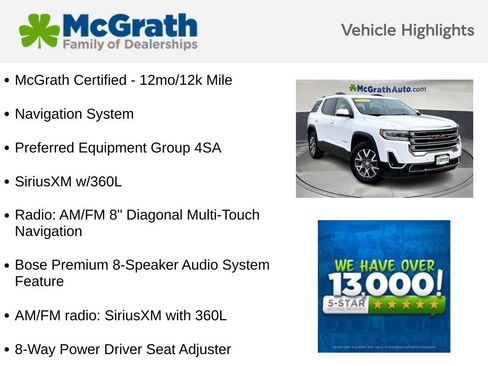 Used 2023 GMC Acadia SLT AWD/4WD image 6