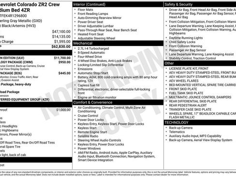 Used 2024 Chevrolet Colorado ZR2 w/ ZR2 Bison Edition AWD/4WD image 12