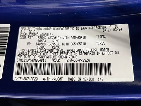 Certified 2024 Toyota Tacoma SR5 image 42