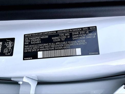 New 2026 Volvo XC90 B6 Ultra w/ Protection Package AWD/4WD image 8