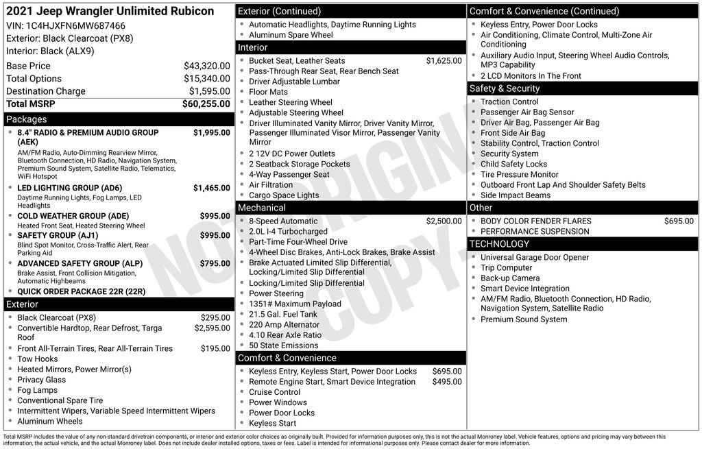 Used 2021 Jeep Wrangler Unlimited Rubicon AWD/4WD image 31