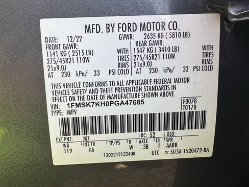 Used 2023 Ford Explorer ST-Line w/ Class IV Trailer Tow Package RWD image 30