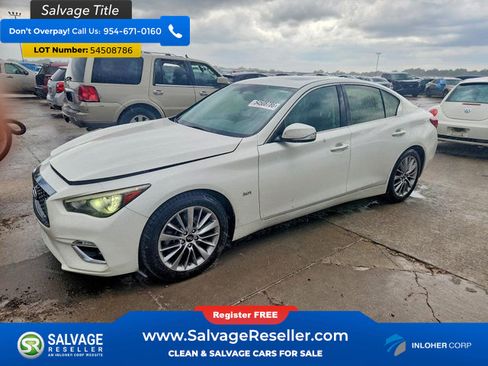 Used 2018 INFINITI Q50 Luxe RWD image 1