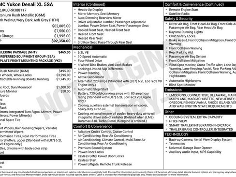 Used 2024 GMC Yukon XL Denali w/ Max Trailering Package image 7