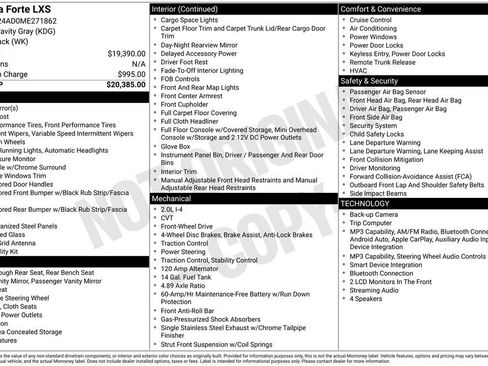 Used 2021 Kia Forte LXS image 1