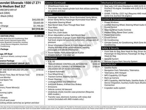 Used 2015 Chevrolet Silverado 1500 LT w/ All Star Edition AWD/4WD image 3