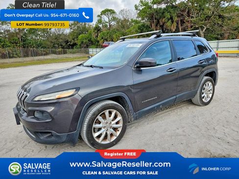 Used 2014 Jeep Cherokee Limited w/ Technology Group FWD image 1