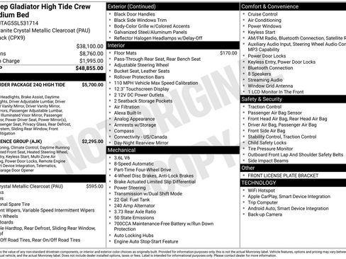 New 2025 Jeep Gladiator Sport image 36