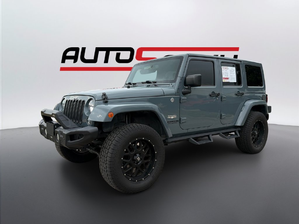 Used 2015 Jeep Wrangler Unlimited Sahara w/ Max Tow Package AWD/4WD image 1
