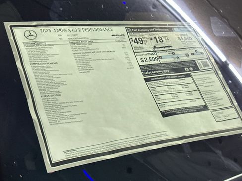 New 2025 Mercedes-Benz S 63 AMG S image 29