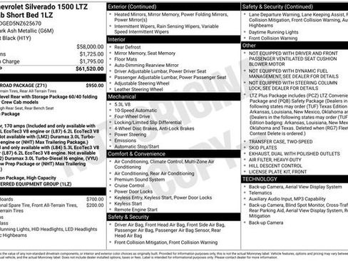 Used 2022 Chevrolet Silverado 1500 LTZ w/ Z71 Off-Road Package image 1