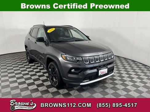 Used 2022 Jeep Compass Limited w/ Sun and Sound Group AWD/4WD image 1