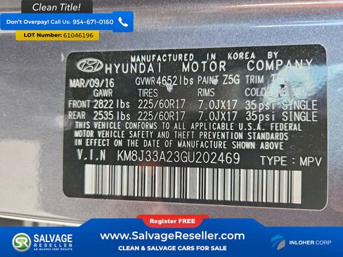 Used 2016 Hyundai Tucson Eco FWD image 17
