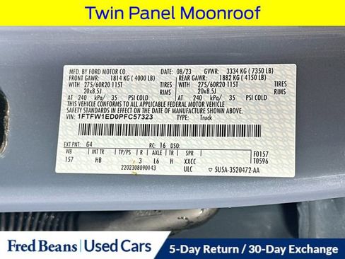 Certified 2023 Ford F150 Lariat w/ Equipment Group 502A High AWD/4WD image 40