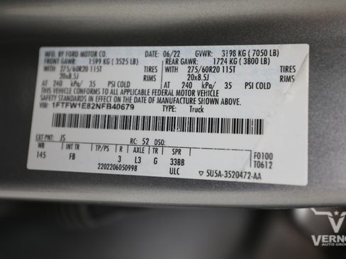 Used 2022 Ford F150 XLT w/ Equipment Group 302A High AWD/4WD image 38