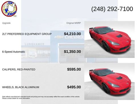 Used 2014 Chevrolet Corvette Stingray Coupe w/ 2LT Preferred Equipment Group image 5