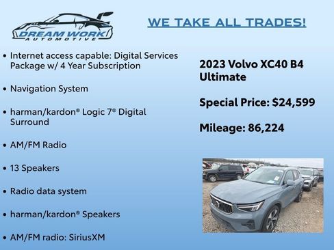 Used 2023 Volvo XC40 B4 Ultimate image 2