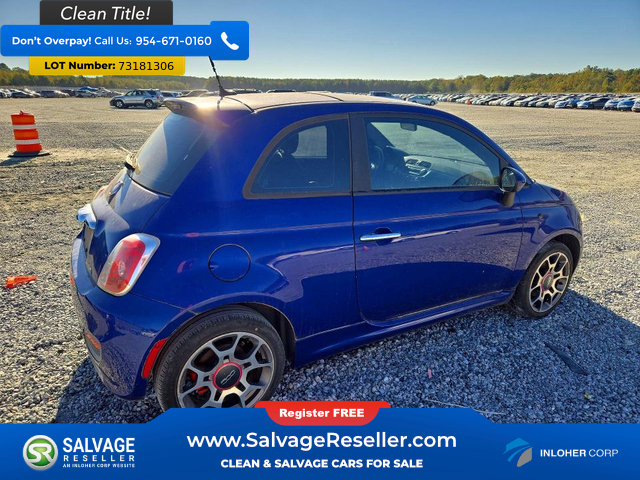Used 2012 FIAT 500 Sport w/ Safety & Convenience Pkg FWD image 4