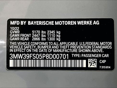 Used 2023 BMW 330e xDrive 330e xDrive w/ M Sport Package image 37