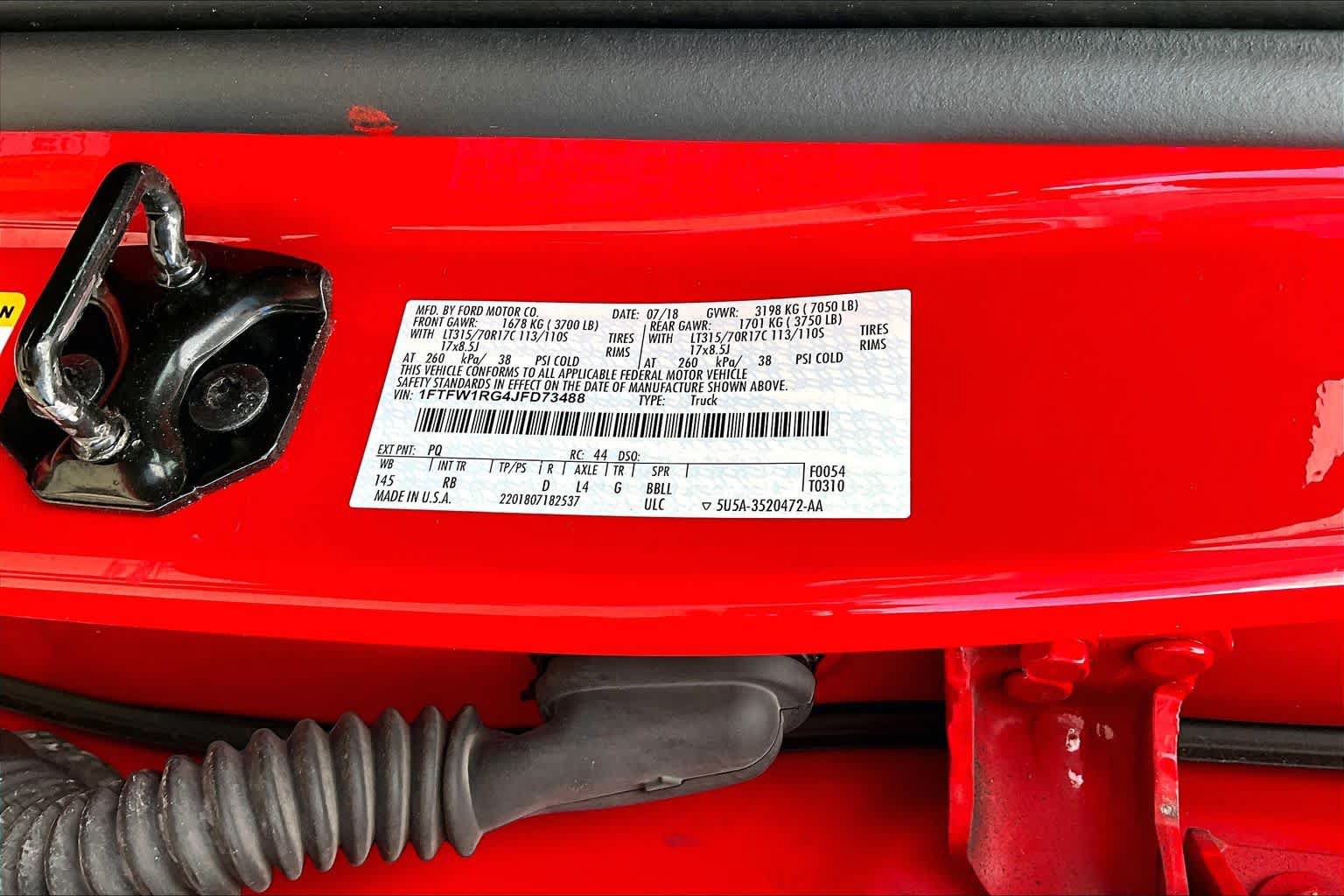 Used 2018 Ford F150 Raptor w/ Equipment Group 802A Luxury AWD/4WD image 23