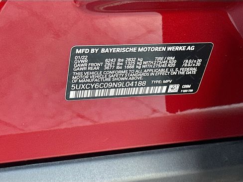 Certified 2022 BMW X6 xDrive40i w/ Premium Package image 40