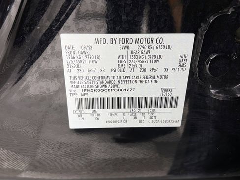 Certified 2023 Ford Explorer ST w/ Equipment Group 401A image 9